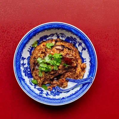 mushroom youfan taiwanese sticky rice